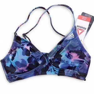 Reebok Women's Multicolor Floral Bikini Top